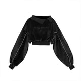Velvet Sweatshirt