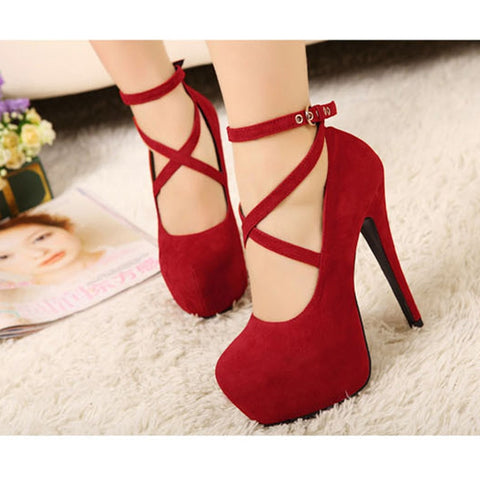 high-heeled shoe