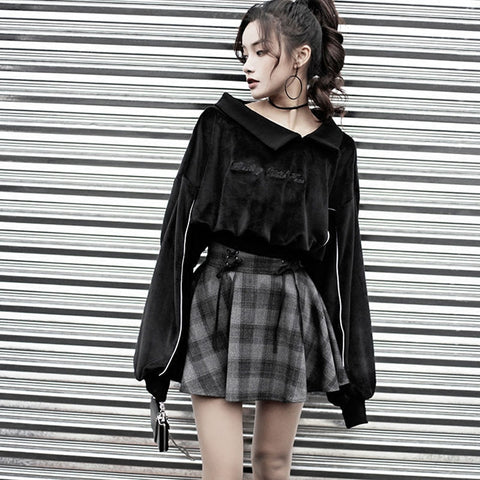 Velvet Sweatshirt